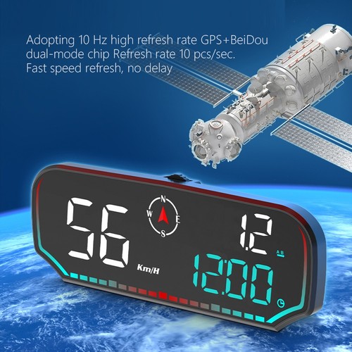 Adaptive Brightness Car GPS Speedometer for Safe Day and Night Driving - Picture 4 of 12
