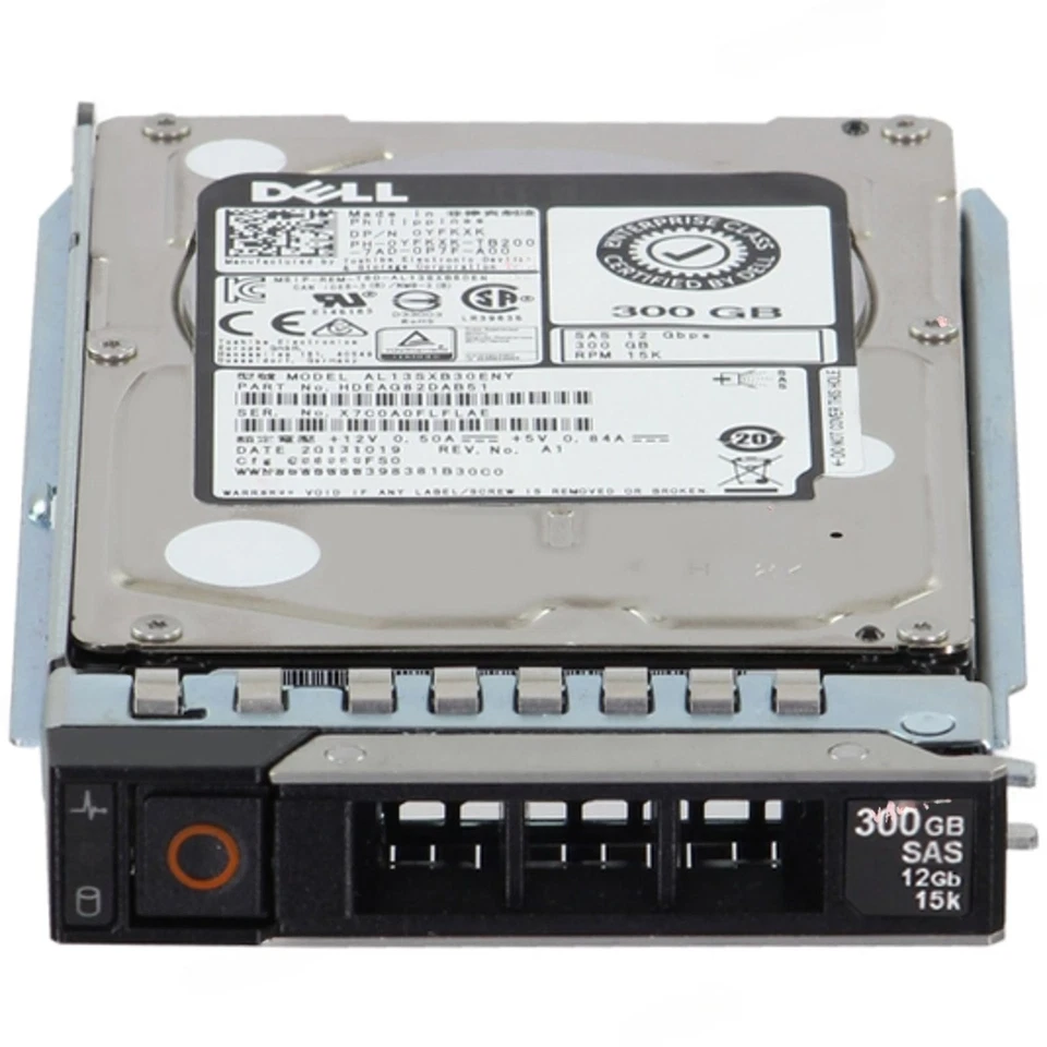 Dell YFKXK 0YFKXK 300GB 15K 12Gbps SAS 2.5'' HDD Hard Drive 14/15/16G KIT - Image 3 of 4