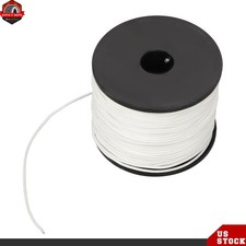 1/8 Inch 500 Ft Multipurpose White Polyester Cord Nylon Rope Utility for Outdoor