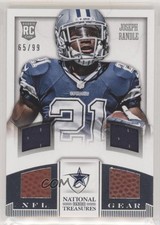 2013 National Treasures Rookie NFL Gear Materials Quad 65/99 Joseph Randle 5x8