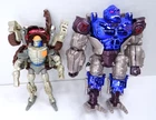 Transformers Vintage Beast Wars Transmetals Optimus & Rattrap Figures Incomplete