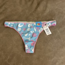 Vintage 2005 Y2K Fruit Of The Loom Thong Panties 8 NWT Floral