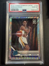 2019 Panini Donruss Optic Jordan Poole Fanatics PSA 10