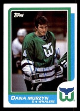 1986 Topps Hockey #58 Dana Murzyn Signed Autograph (no COA)