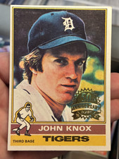 2025 Topps Heritage High Number 50th Anniversary Buyback John Knox #218 Tigers