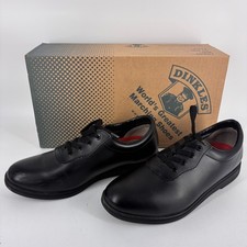 Dinkles Black Leather Marching Band Shoes 407 Oxford Walking M6/W8