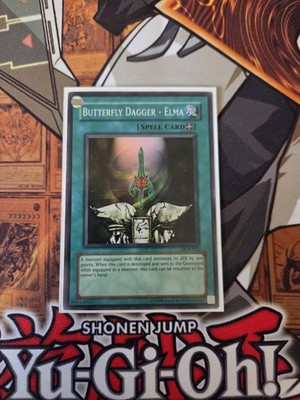 YUGIOH BUTTERFLY DAGGER ELMA DCR-032 SUPER UNLIMITED ED NM/VLP