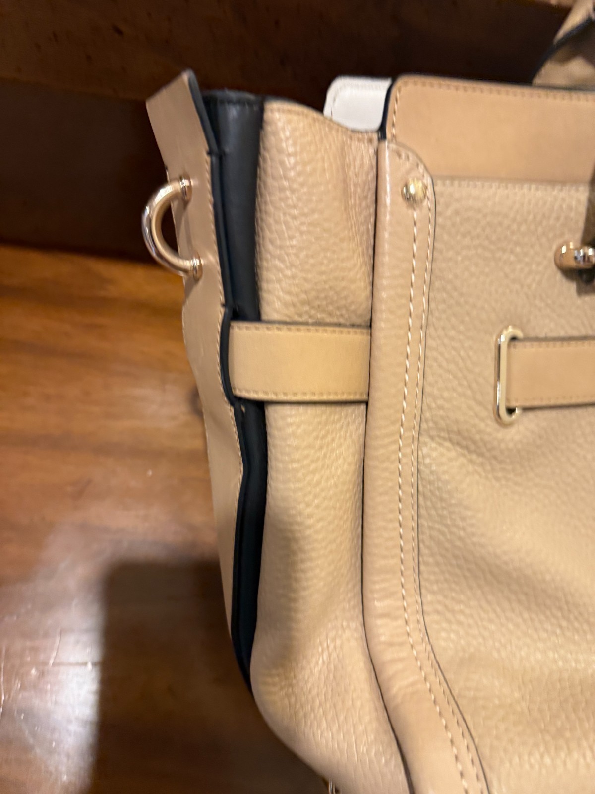 Authentic Coach Swagger Carryall Large Pebbled Le… - image 4