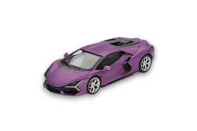Lamborghini Revuelto Viola 30th Matte 2024 1:64 Modellauto Mini GT MGT01121-L