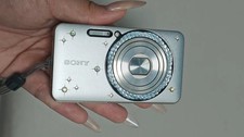 Sony Cyber-shot DSC-W570D 5x Optical Zoom 16MP Digital Camera silver 90 new