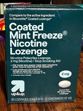 Up Up Coated Mint Freeze Nicotine Gum 4mg 20ct each - EXP:08/2027