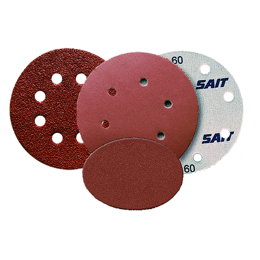 Disco Velcrato SAITAC-VEL 150mm Grana 80 | Levigatura Secco Professionale