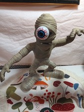 RARE STRETCH SCREAMER ONE EYED COMPLAINING MUMMY HALLOWEEN ACTIVATED!!!