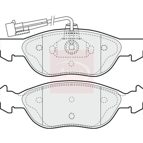 APEC Brake Pad Set, disc brake PAD938