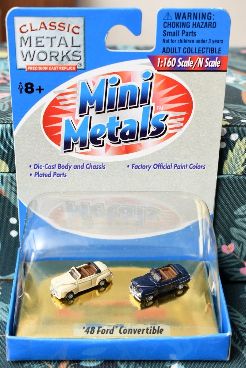 1:160 N CMW Mini Metals 50201 1948 Ford Convertible-Set of 2 NEW