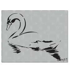 Swan Stencil