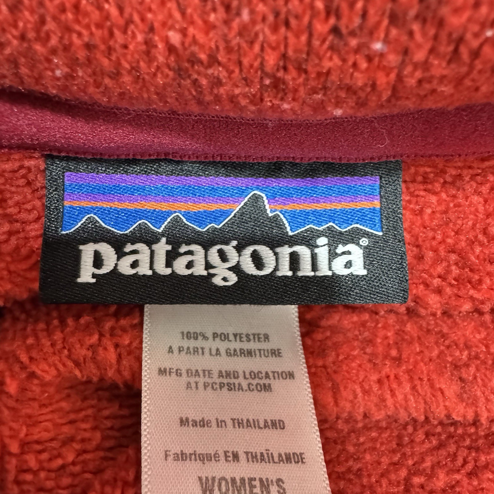 Patagonia Better Sweater 1/4 Zip Women’s Small Pullover Red Outdoor Sports Hike thumbnail 5