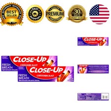 Anti-Cavity Fluoride Toothpaste Gel Ultra Cinnamon Flavor 4 oz 2-Pack