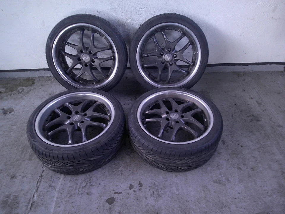 Audi A4 B7 RH Alufelgen Radsatz Sommerreifen 18 Zoll 8Jx18 ET35 225/40 18 92Y - Bild 2 von 4