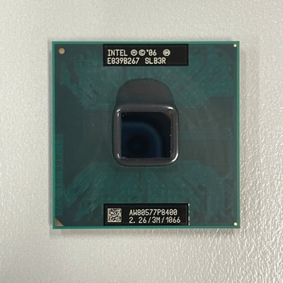 Intel Core 2 Duo P8400 2.26 GHz CPU 1066 MHz 3MB Cache Socket P Processor SLB3R