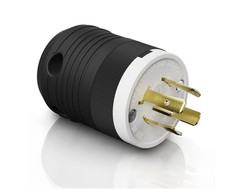 AIDA NEMA L14-20P Locking Plug 20 Amp 125/250 Volt 3 Pole 4 Wire Industrial