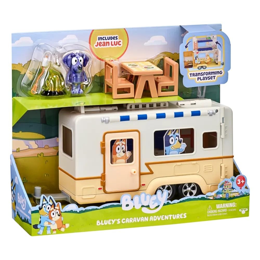 Игровой набор Blueys Caravan Adventure Playset Раскладной с кухней и раскладной кроватью 15190₽