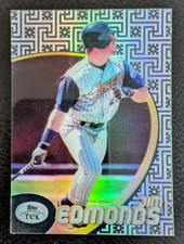 JIM EDMONDS 1998 Topps Tek #20 Pattern 89 LOS ANGELES ANGELS