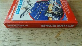 INTELLIVISION SPACE BATTLE COLOR MANUAL RED EARLY RELEASE BOXED