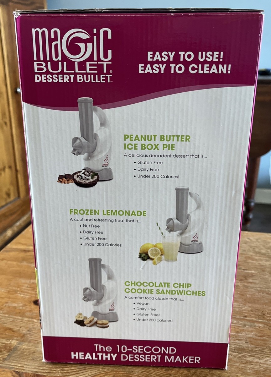 Magic Bullet Dessert Bullet Blender Frozen Treat Maker Fruit | eBay