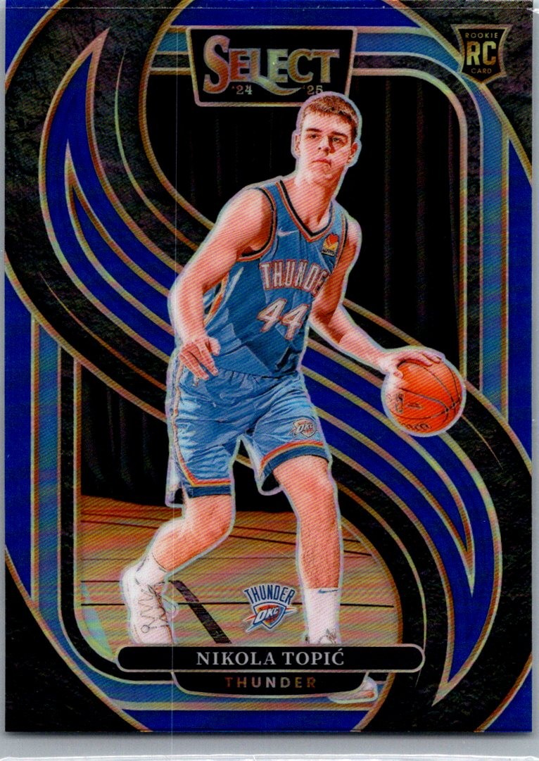 2024-25 Panini Select #171 Nikola Topic Blue Prizm