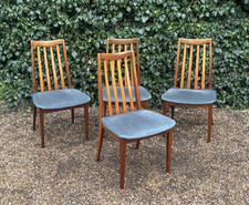 SET OF FOUR MID CENTURY G PLAN FRESCO DINING CHAIRS