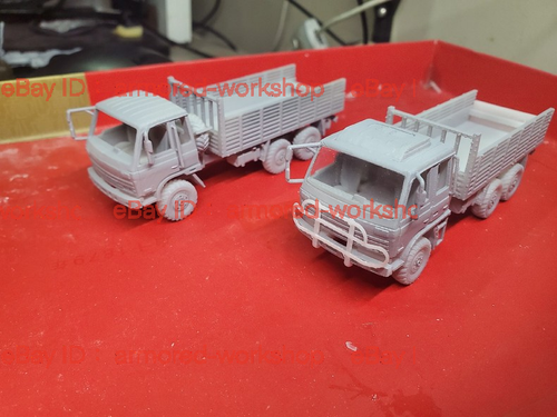 Camion militare stampato in 3D 1/72 Cina Dongfeng eq2102 non verniciato /1pz - Foto 2 di 3