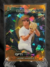 2025 Leaf Optichrome Baseball Jamie Arnold Glimpse Into The Future Gold 1/1 