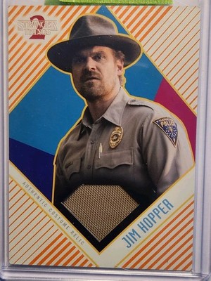 2019 Topps Stranger Thing's.Jim Hopper Costume Relic 53/99