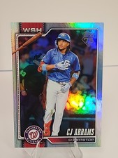 CJ Abrams 2026 Topps Series 1 Rainbow Foil Washington Nationals #152