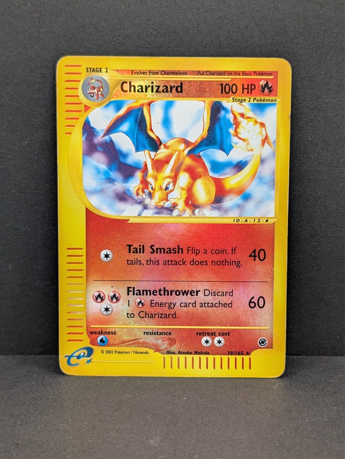 Charizard 039/165 Expedition Base Reverse Holo Rare Pokemon TCG Nintendo MP