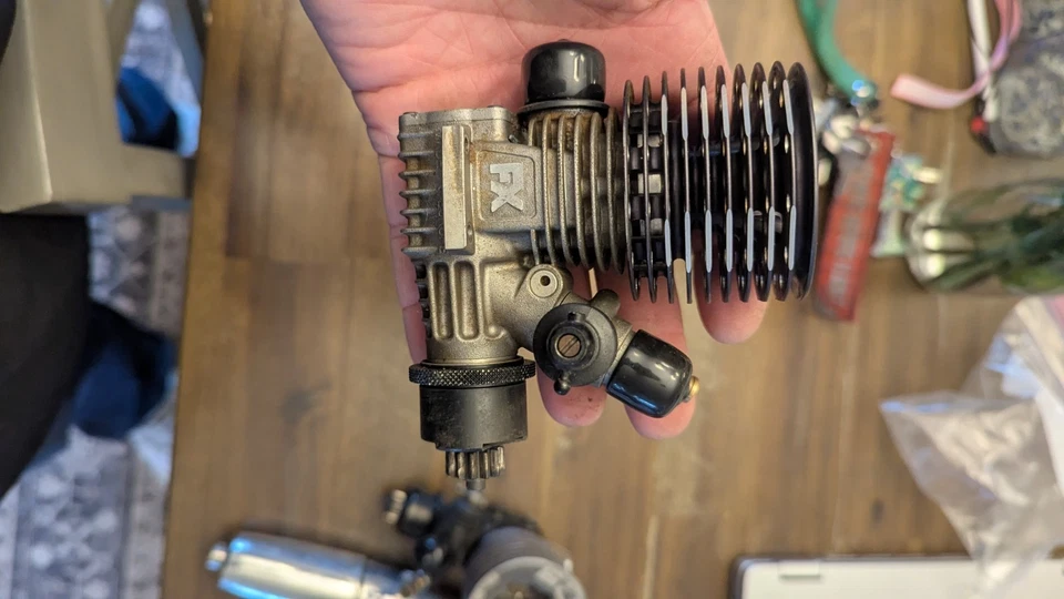 Motores Nitro FX K5 .21 de Motor Hudy 1/8 Nitro Buggy Truggy Foto 3 de 4