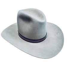Stetson Woodrow 3X Beaver Felt Cowboy Hat Tan Size 6 7/8