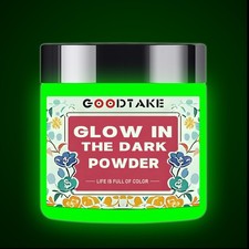 Glow in The Dark Powder, Green Colors Glow Powder Set, Epoxy Resin Dye Lumino...