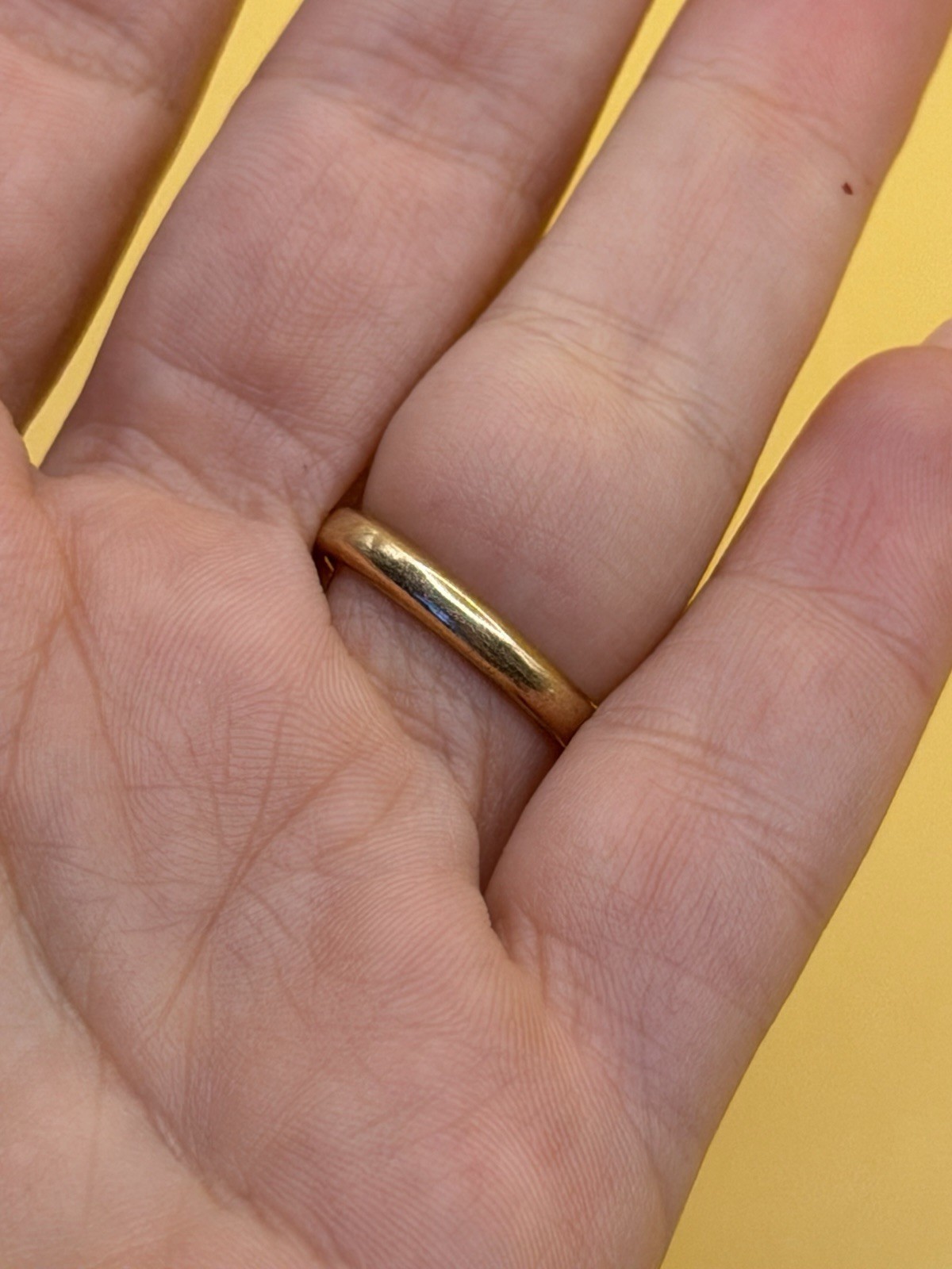 14K gold ring with pearl, Size M image 8