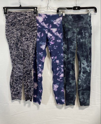Athletic Leggings By Lululemon In Multi-colored, Size: 4 main image 1