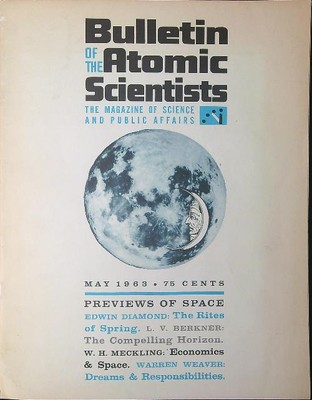 BULLETIN OF THE ATOMIC SCIENTISTS MAY 1963 AA.VV.  1963  SPILLATO