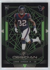 2019 Panini Obsidian Rookies Electric Etch Green 2/25 Lonnie Johnson Jr 14jr