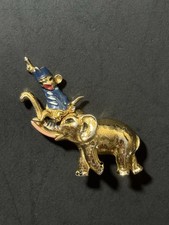 Spilla vintage personaggio Coro Dumbo e Timothy WDP Walt Disney