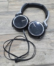 Sony MDR-XB800 Headphones Black Over-Ear Extra Bass Wired 3.5mm Tested