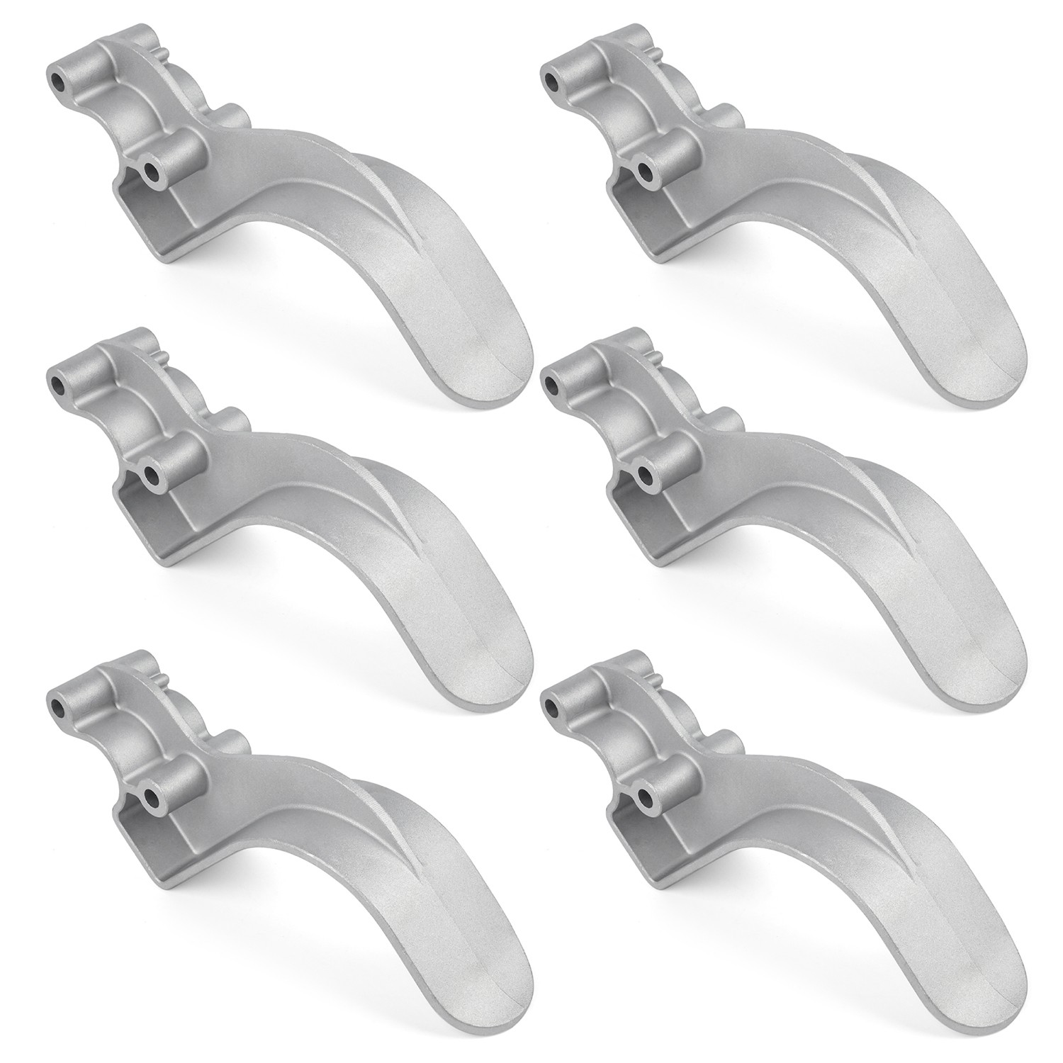 Cast Aluminum Tarp Stop Kit 1705454 with Clevis Pins - 6 Tarp Stops