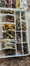 Bass Fishing Lure Lot - Custom Jigs, Custom Worms, Tubes, Tackle $100+ Worth