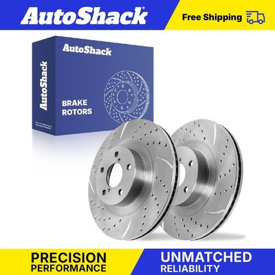 Front Drilled Slotted Brake Rotors for 2009-2018 Subaru Forester 2025 Subaru BRZ