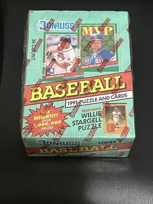 1991 Donruss Baseball Box Series 2 Factory Sealed