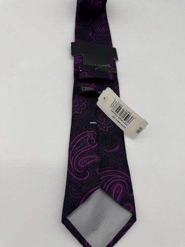 COUNTESS MARA Executive Collection Purple Silk Tie - Picture 4 of 4